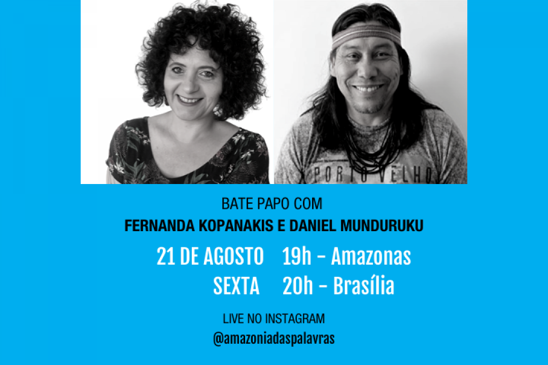 Daniel Munduruku é o convidado para a live do Amazônia das Palavras